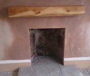 Fireplace need special plastering